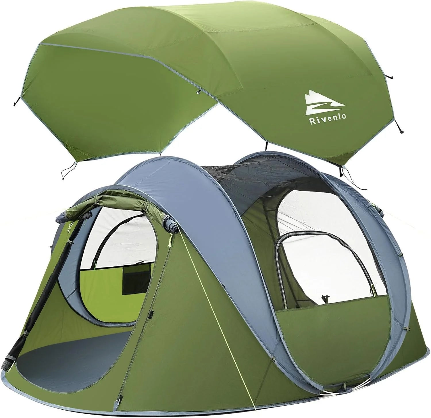 Special 4/6 Person Easy Pop Up Tent, Camping Tent with Skylight and Rainfly, Waterproof - Image 2