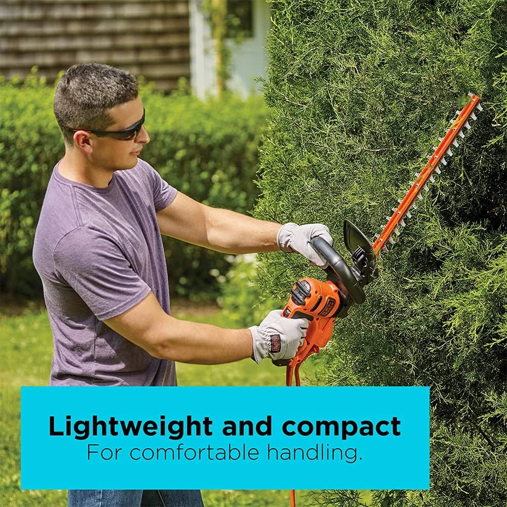 Special 22 Electric Hedge Trimmer, Lightweight 4.0 Amp Corded Dual Action Shrub Trimmer, High Output Low Vibration - Image 5