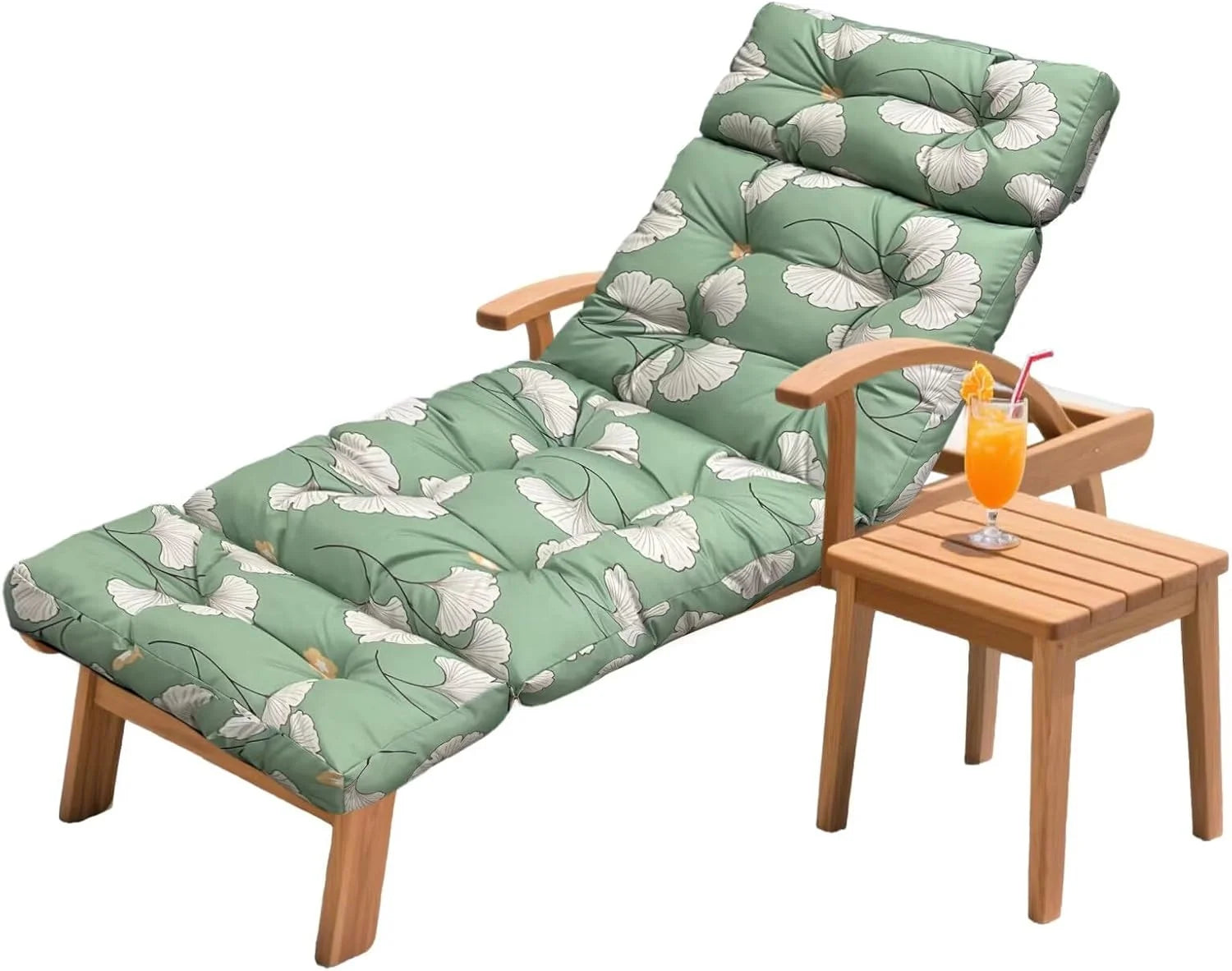 Special HCyopin Outdoor Chaise Lounge Chair Cushion 75.1 x 23.6 x 4.7in, Waterproof Replacement Cotton Patio Thickened Pool Lounge Chair Cushion - Image 11