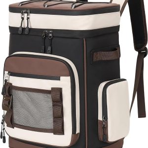Special Large Waterproof Insulated Cooler Backpack, 30L, 48Cans