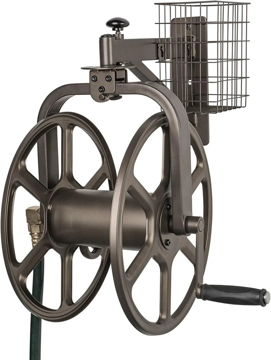 Special Garden 710 Navigator Rotating Garden Hose Reel, Holds 125-Feet of 5/8-Inch Hose ” Bronze - Image 8