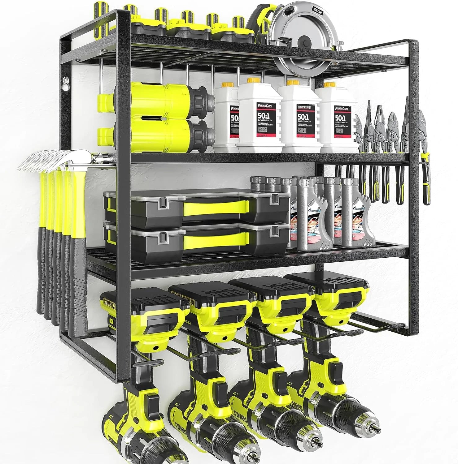Special Power Tool Organizer, Garage Tool Organizers and Storage, Drill Holder Wall Mount