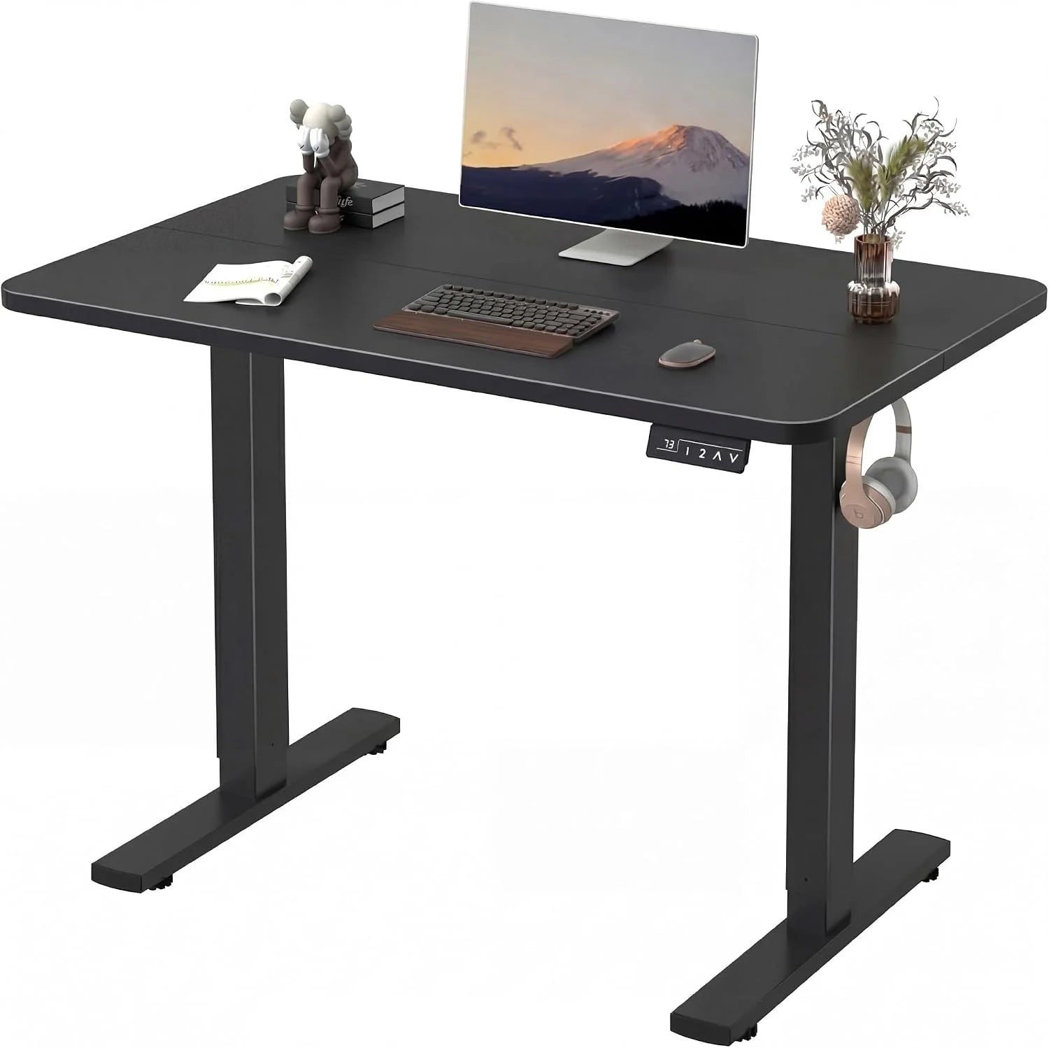Special 55 x 24 Inches Electric Height Adjustable Standing Desk Large Sit Stand Up Desk Home Office Computer Desk Memory - Image 59