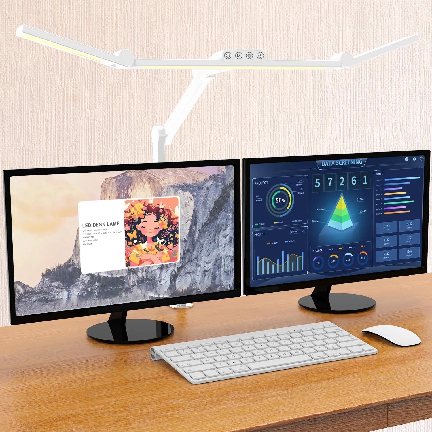 Special Micomlan Led Desk Lamp with Clamp, Dimmable - Image 3