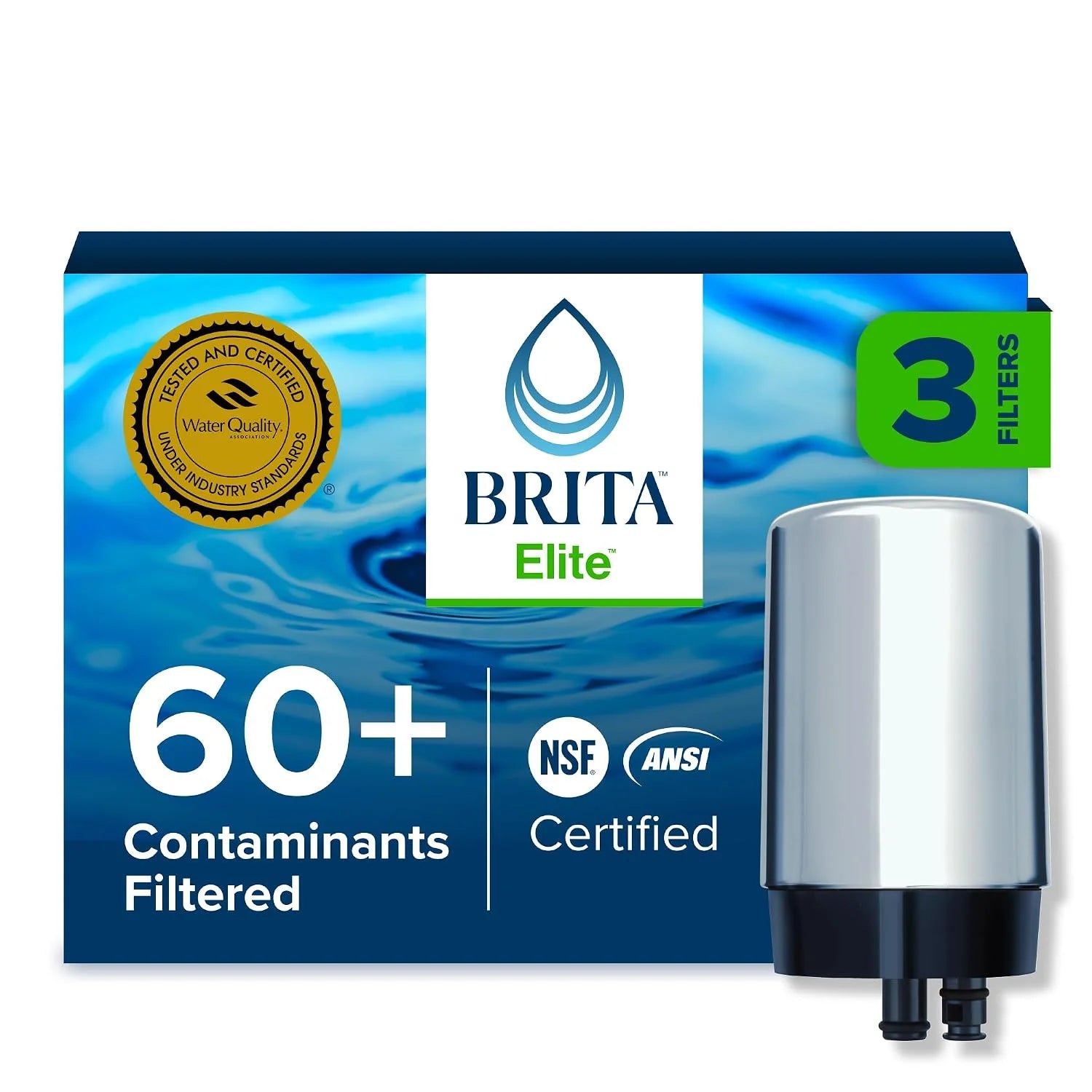 Special Faucet Mount Water Filter System, Includes 2 Filters, Chrome ” For Home Projects - Image 3