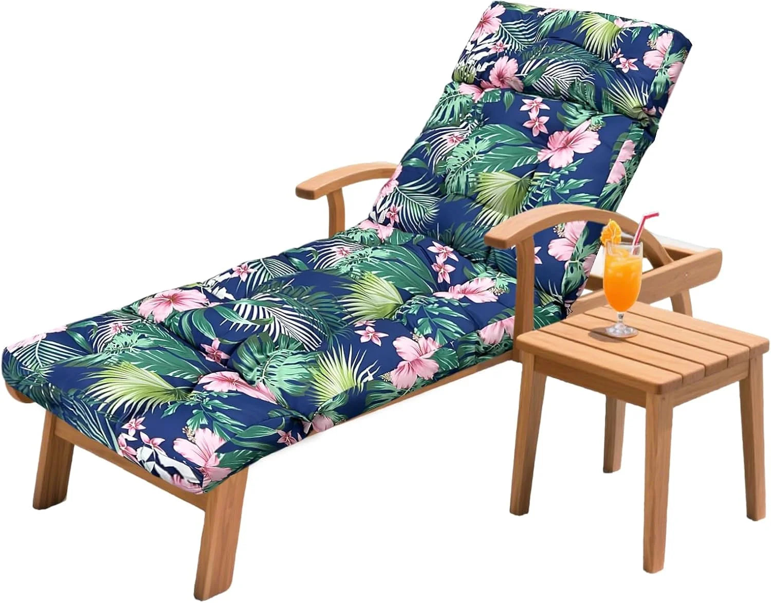 Special HCyopin Outdoor Chaise Lounge Chair Cushion 75.1 x 23.6 x 4.7in, Waterproof Replacement Cotton Patio Thickened Pool Lounge Chair Cushion - Image 5