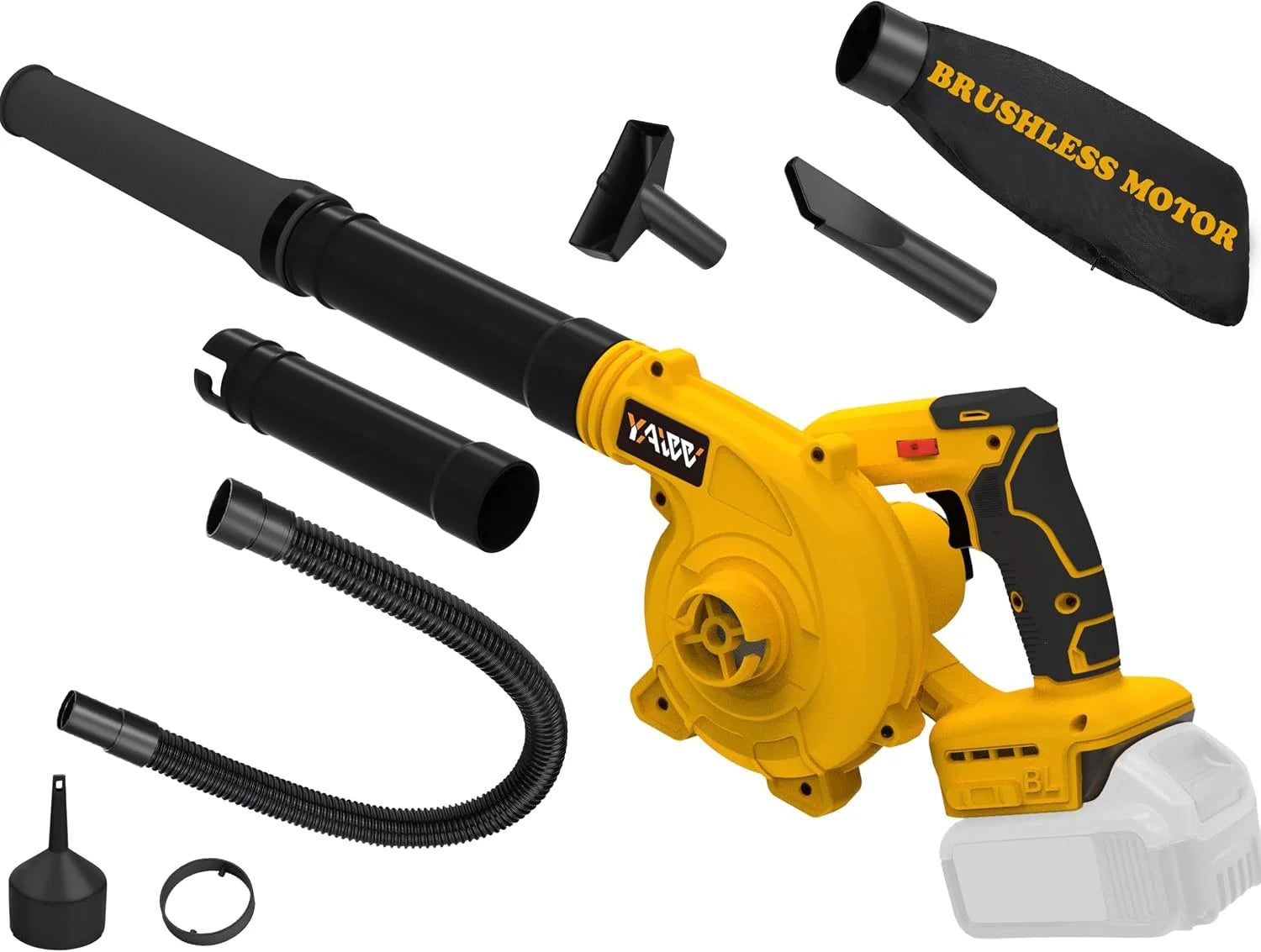 Special Cordless Leaf Blower for Dewalt 20V Max Battery, Electric Jobsite Air Blower with Brushless Motor