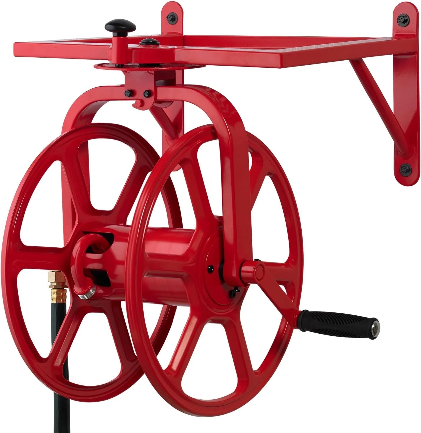 Special Garden 710 Navigator Rotating Garden Hose Reel, Holds 125-Feet of 5/8-Inch Hose ” Bronze - Image 5