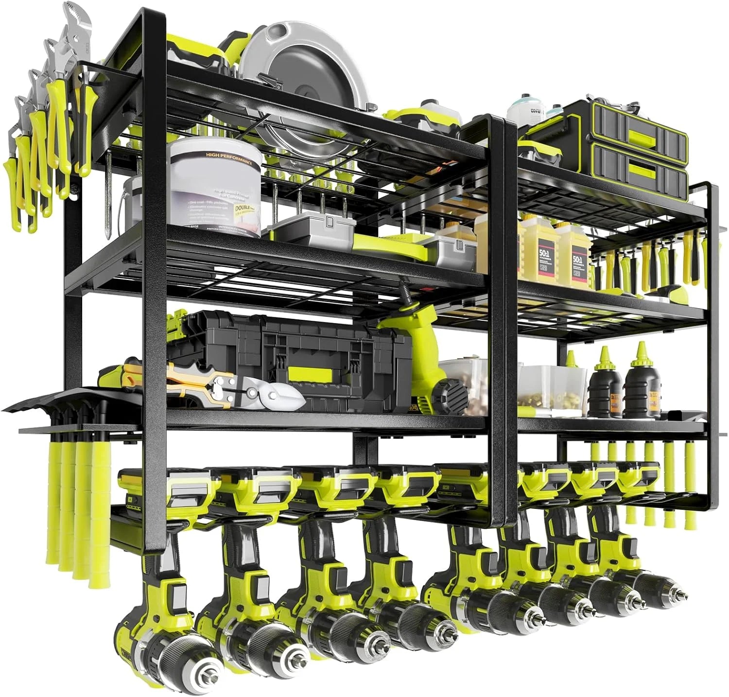 Special Power Tool Organizer, Garage Tool Organizers and Storage, Drill Holder Wall Mount - Image 2