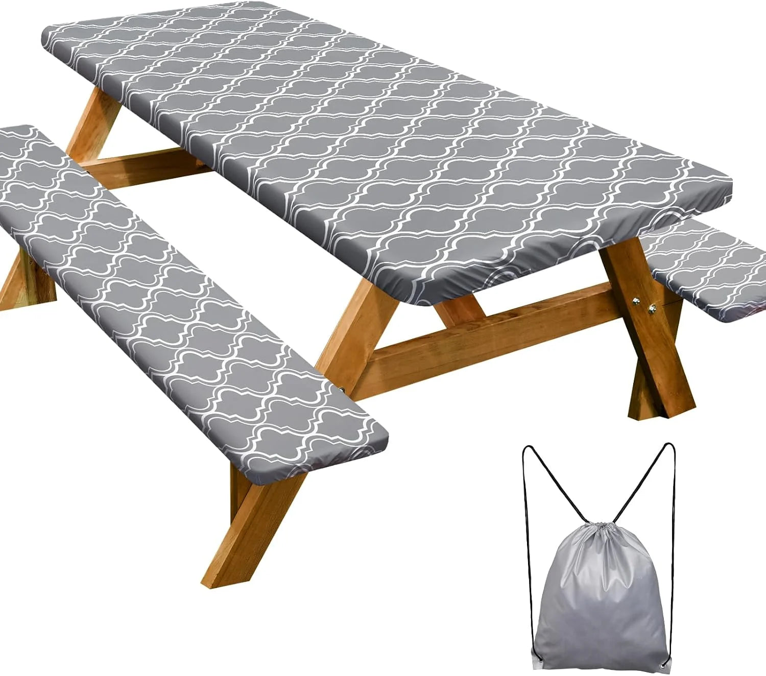 Special Play Tailor Picnic Table Cover Bench Covers Camping Essentials Tablecloth - Image 3