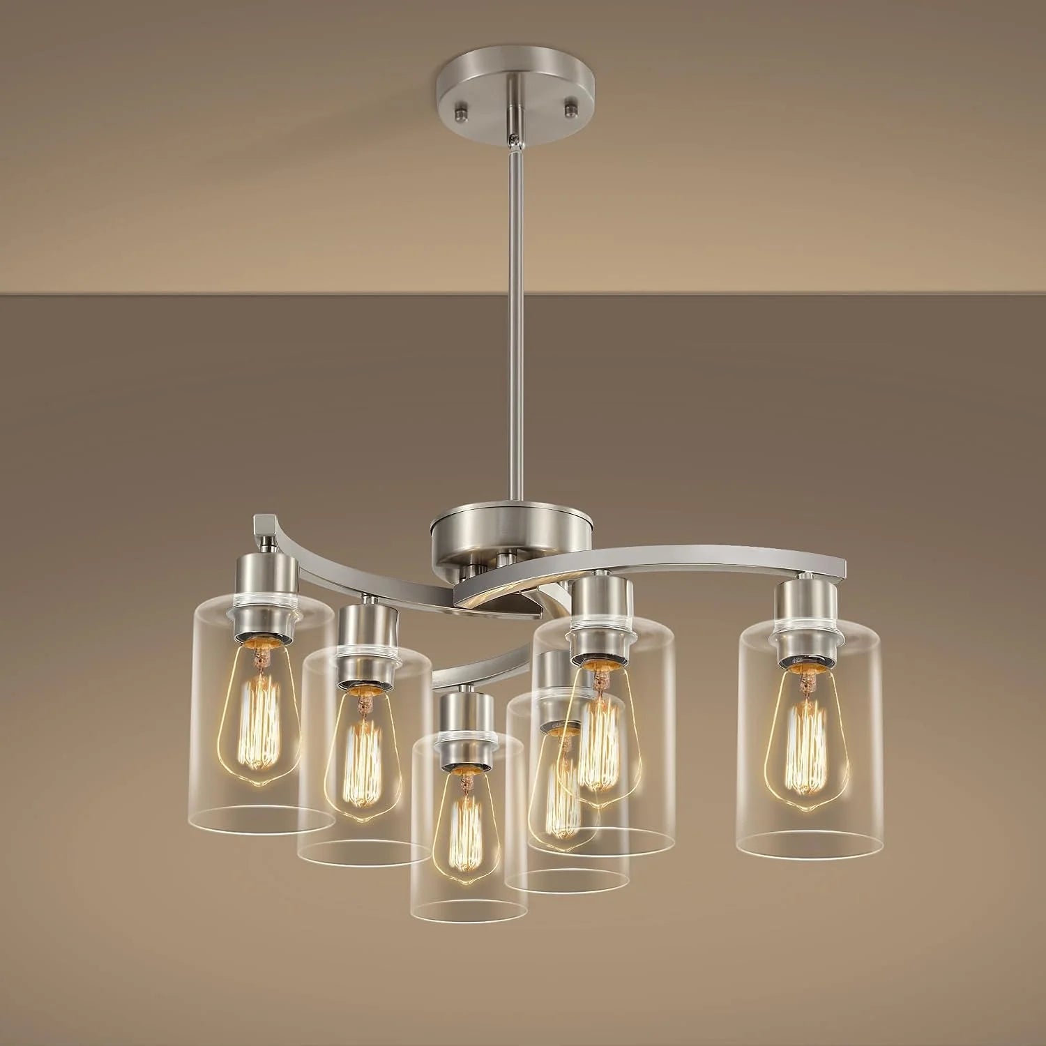 Special 6 Light Modern Chandeliers for Dining Room