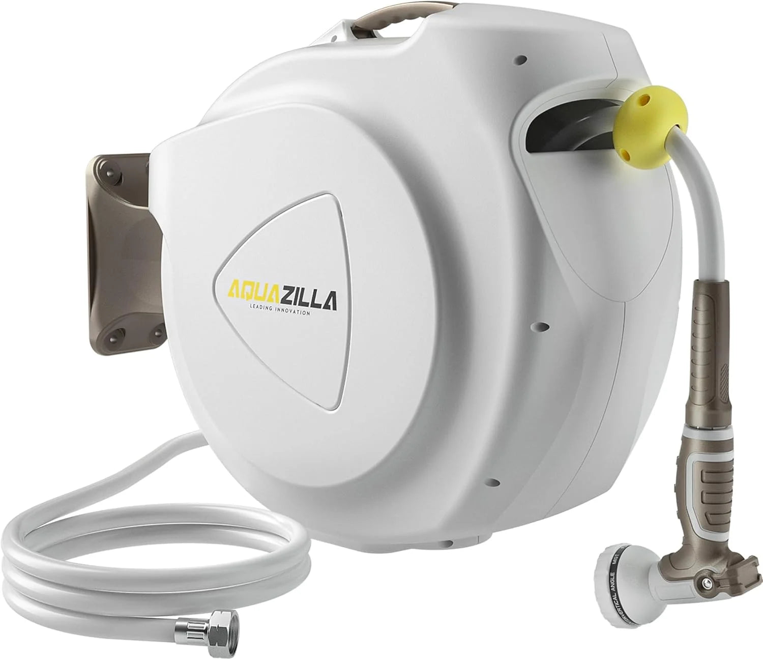 Special Garden Hose Reel, 5/8 in 100+6 ft, Heavy Duty Wall Mounted Water Hose Reel, 180° Swivel Bracket