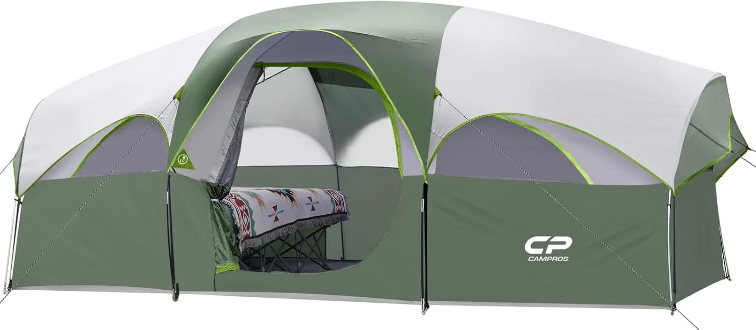 Special CAMPROS CP Tent 8 Person Camping Tents, Weather Resistant Family Tent, 5 Large Mesh Windows - Image 5