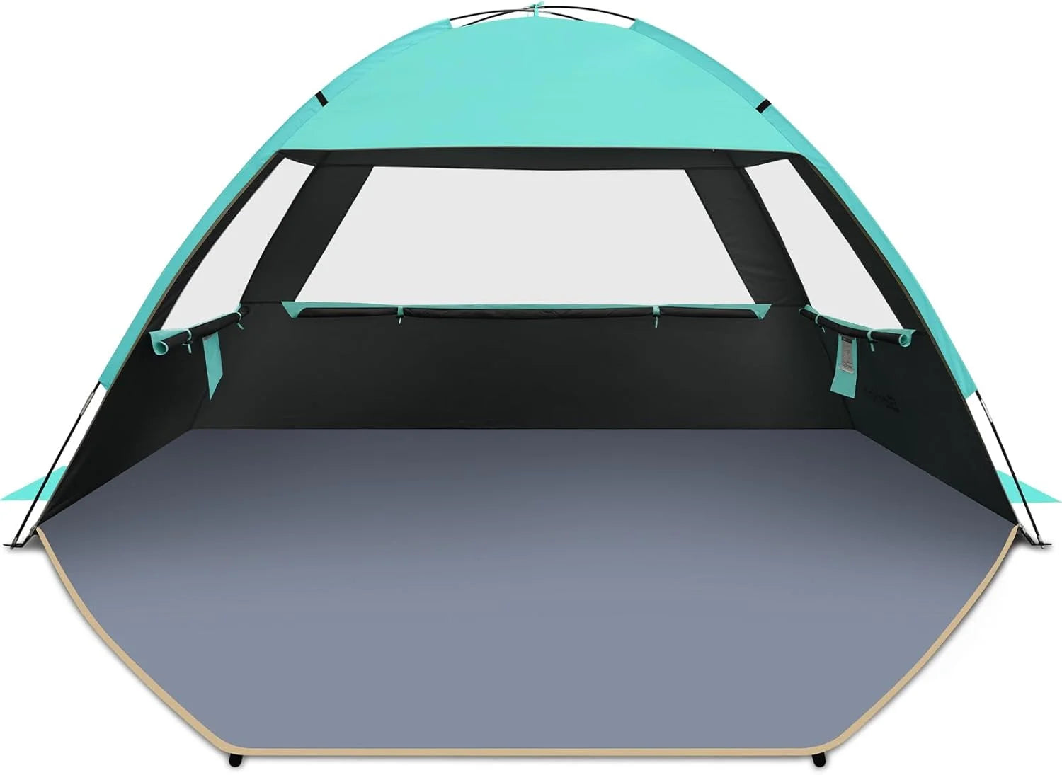 Special Gorich Beach Tent Sun Shelter for 3/4/6/8/10 Person with UPF 50锛?UV Protection, Lightweight & Easy Setup Beach Shade - Image 6