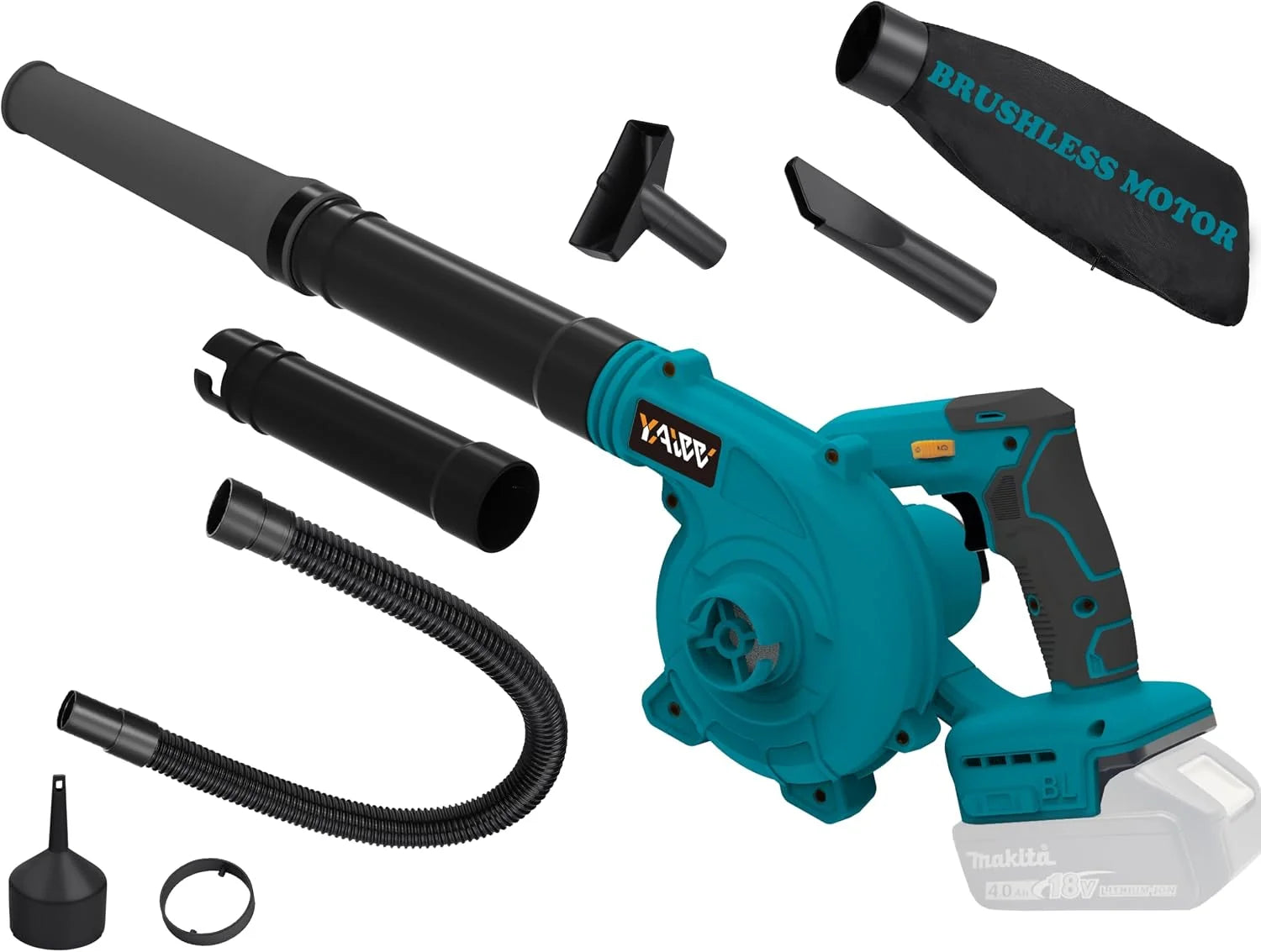 Special Cordless Leaf Blower for Dewalt 20V Max Battery, Electric Jobsite Air Blower with Brushless Motor - Image 3