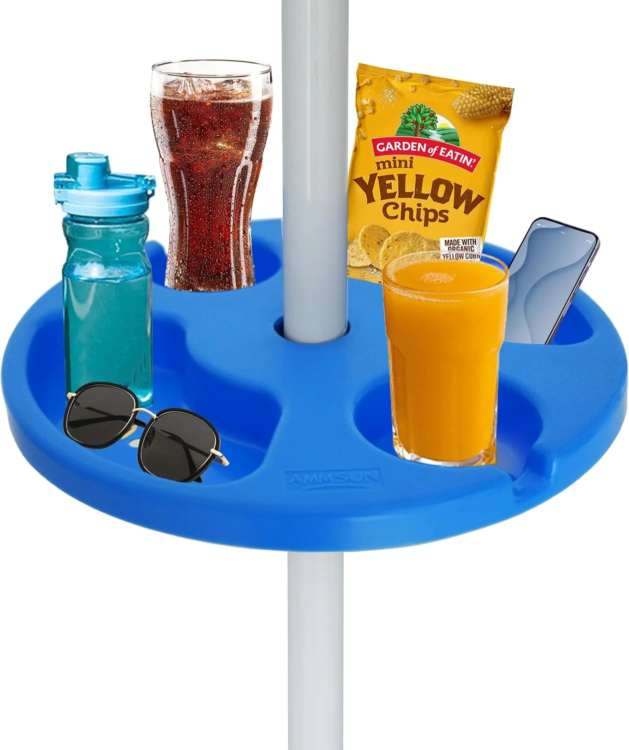 Special AMMSUN 13 Portable Beach Umbrella Table Tray White - Image 2