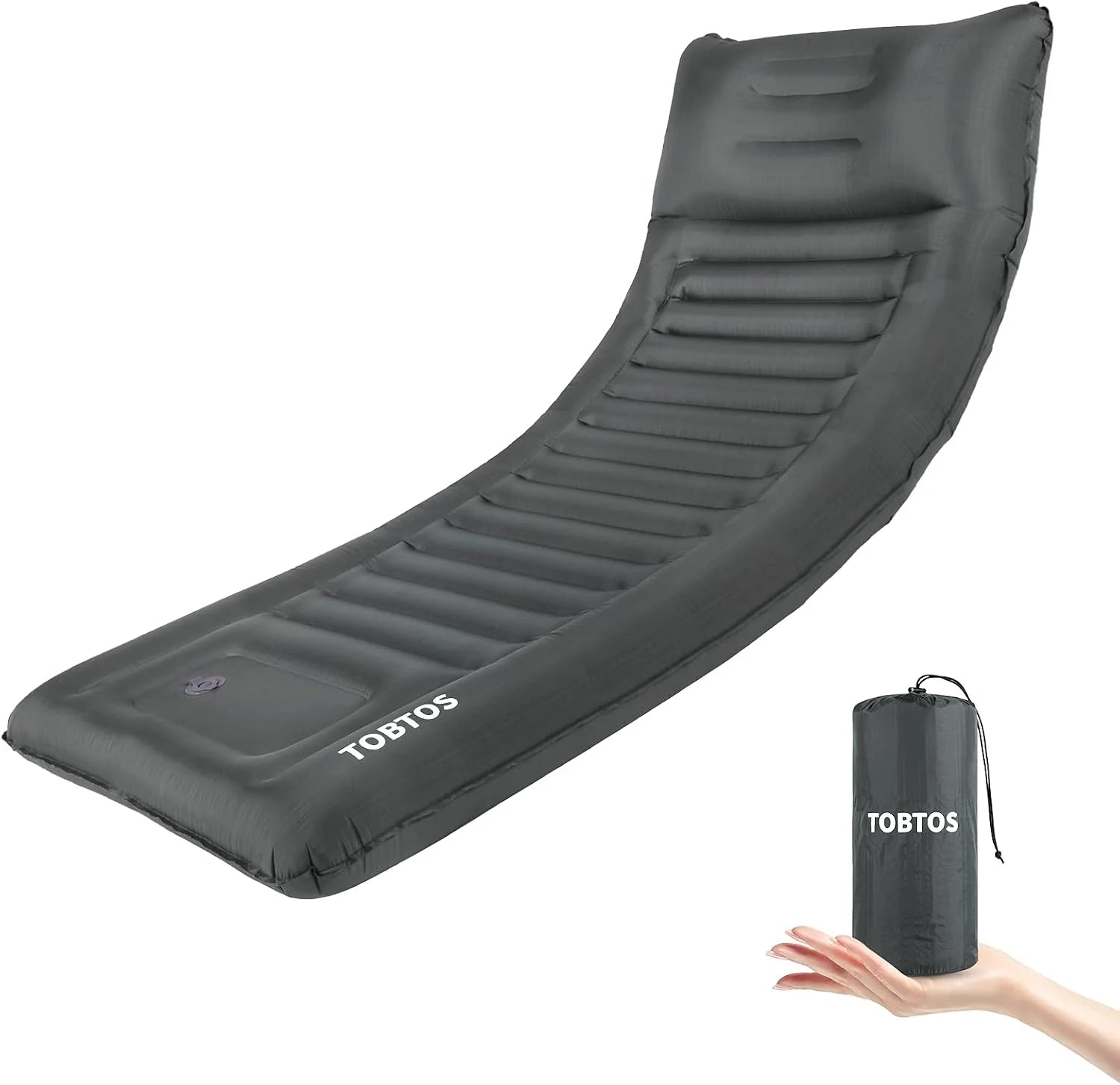Special Double Sleeping Pad for Camping, Extra Thick 6 Camping Mattress 2 Person with Pillow Built-in Foot Pump