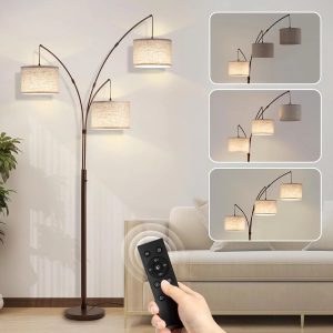 Special Floor Lamp, Remote Control, Dimmable, 3 Light