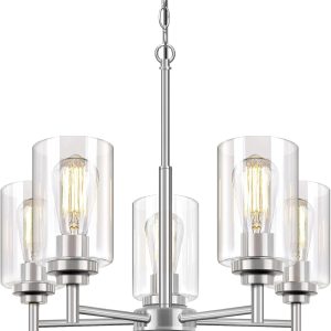 Special 33.5” Dia 8-Light Chandelier for Dining Room Kitchen Island