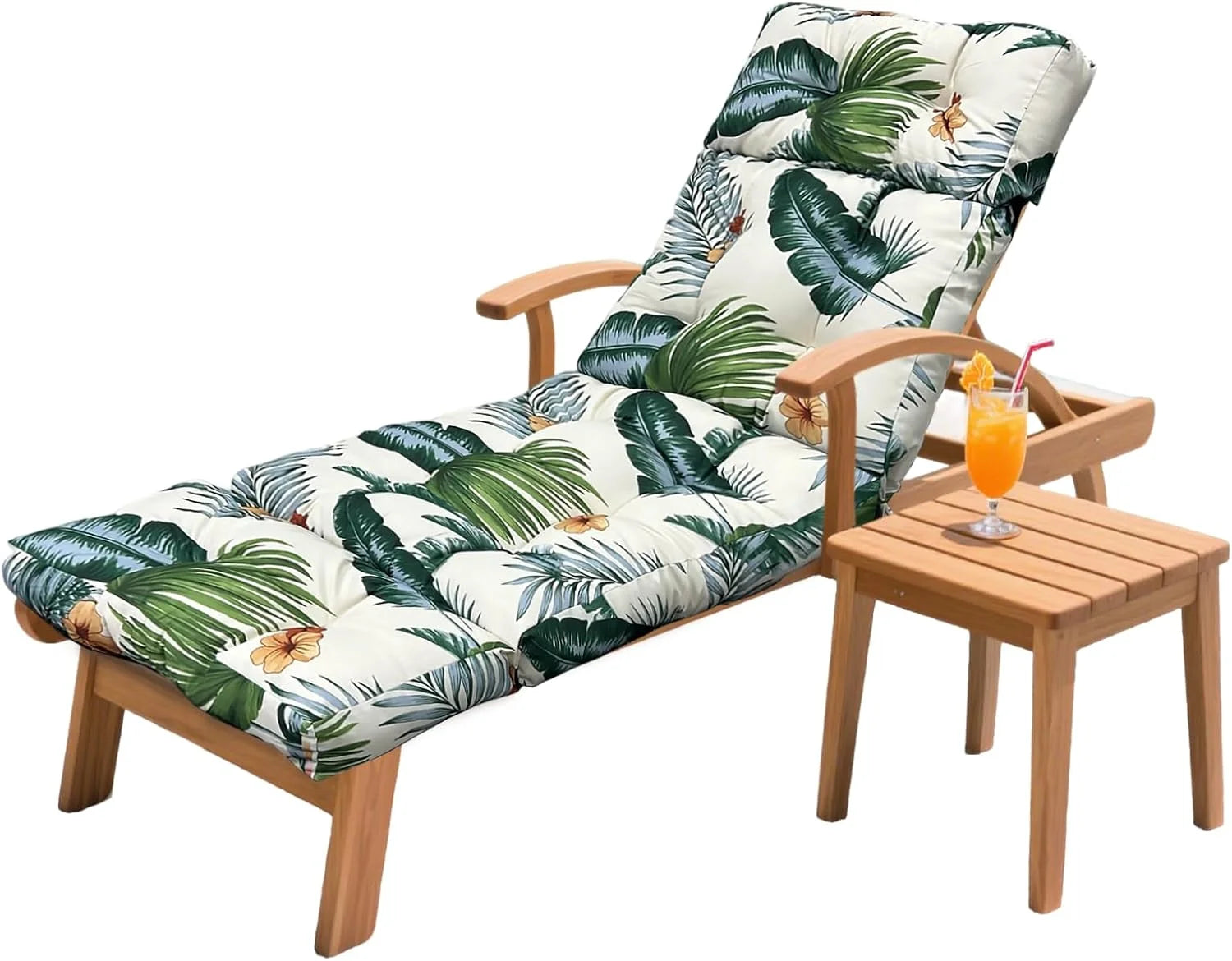 Special HCyopin Outdoor Chaise Lounge Chair Cushion 75.1 x 23.6 x 4.7in, Waterproof Replacement Cotton Patio Thickened Pool Lounge Chair Cushion - Image 12