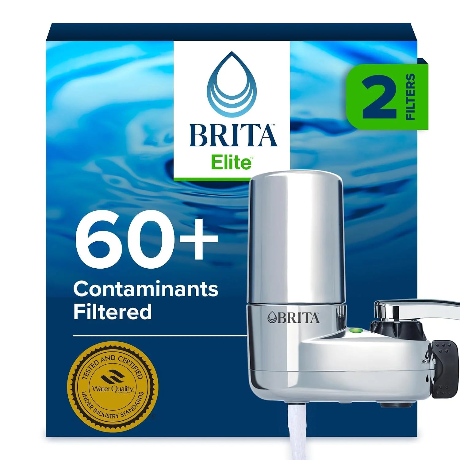 Special Faucet Mount Water Filter System, Includes 2 Filters, Chrome ” For Home Projects