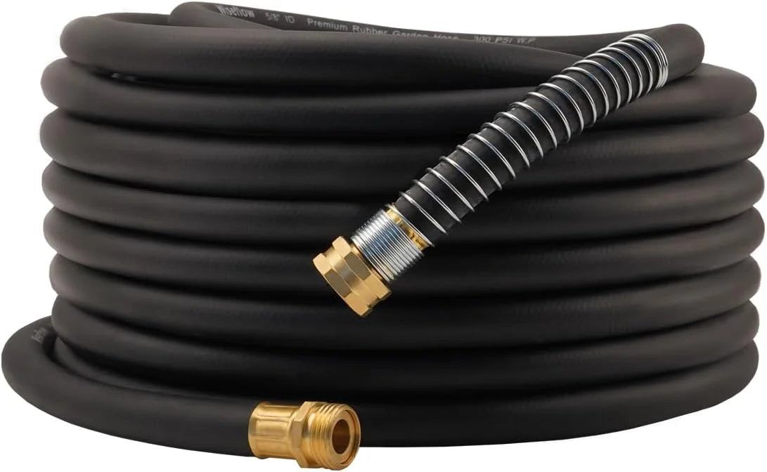 Special Garden Hose 50FT x 3/4, Heavy Duty Rubber Hose, 1200PSI Burst, 300PSI Working for Yard - Image 6