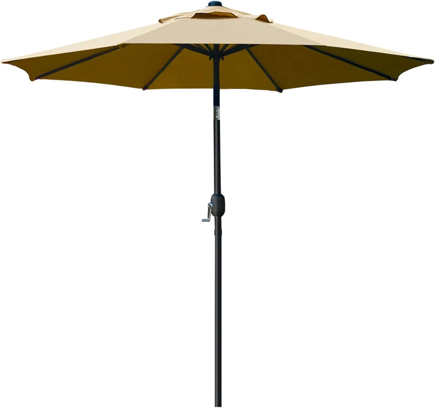 Special Sunnyglade 9″ Patio Umbrella Outdoor Table Umbrella with 8 Ribs Tan