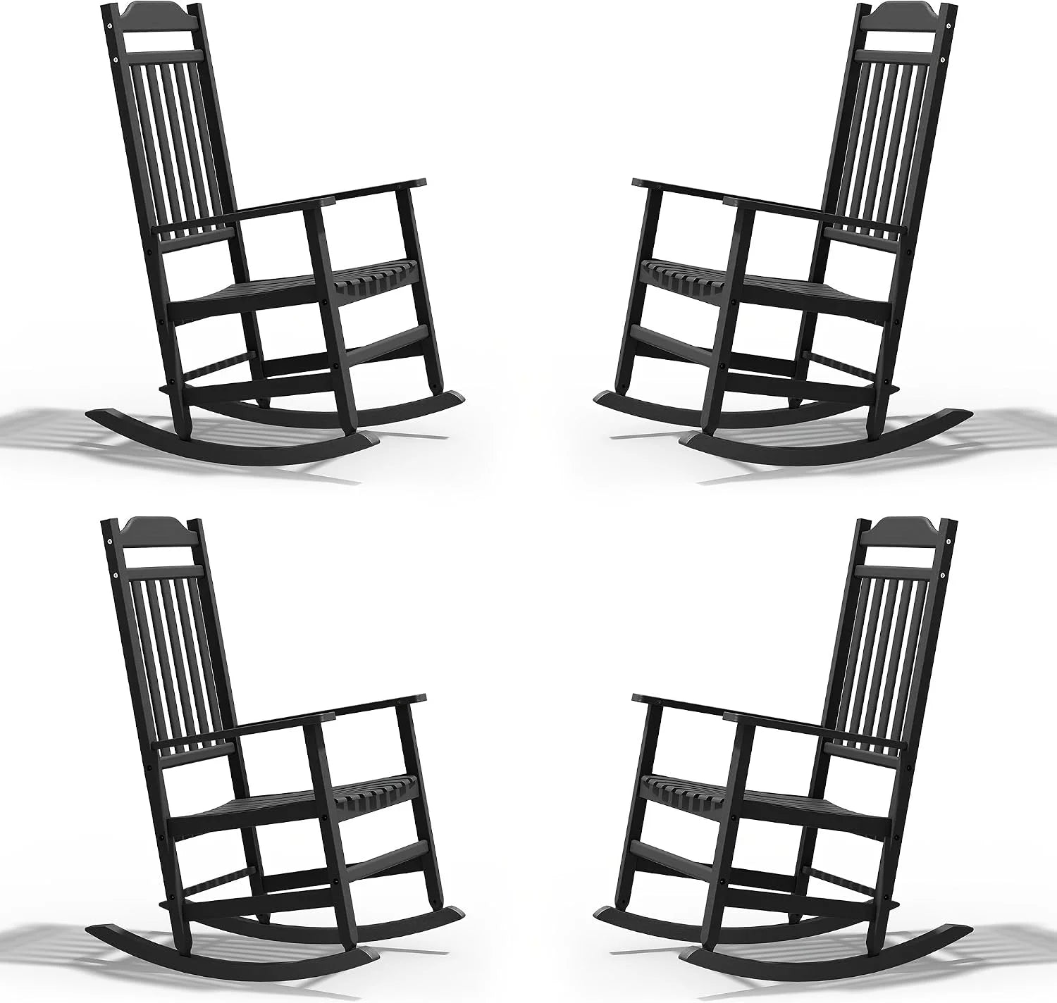 Special Bifanuo 300LBS Heavy Duty HDPS Poly Outdoor Rocking Chair - Image 2