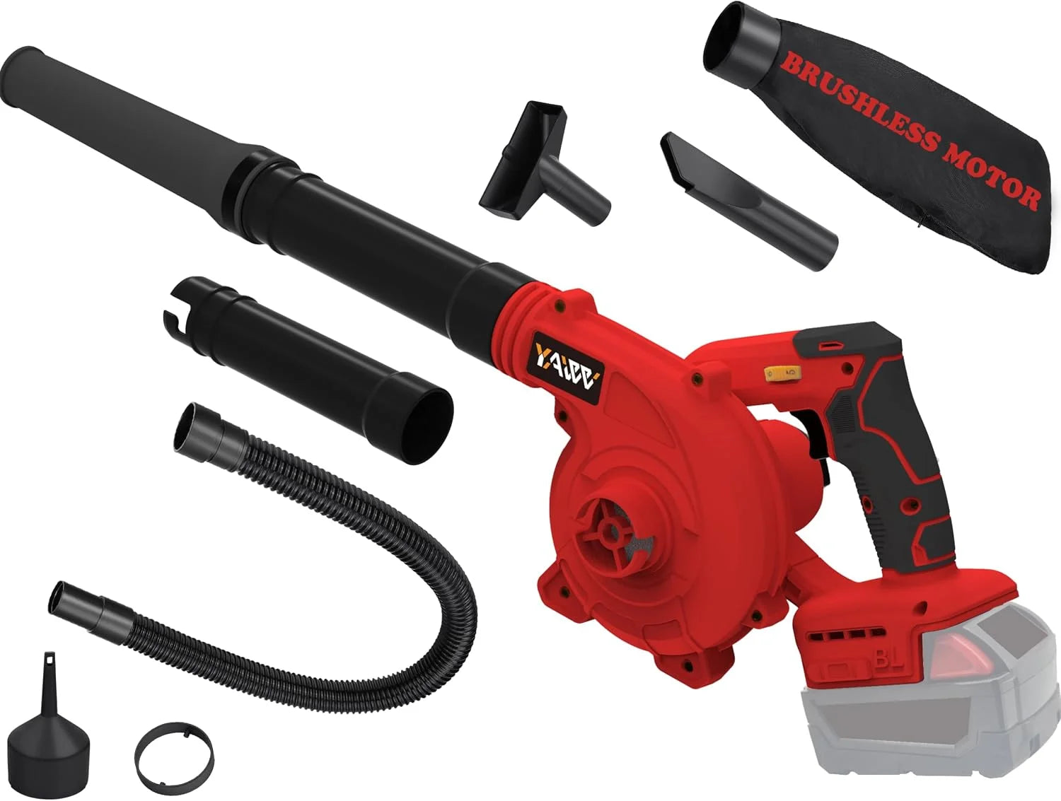 Special Cordless Leaf Blower for Dewalt 20V Max Battery, Electric Jobsite Air Blower with Brushless Motor - Image 2