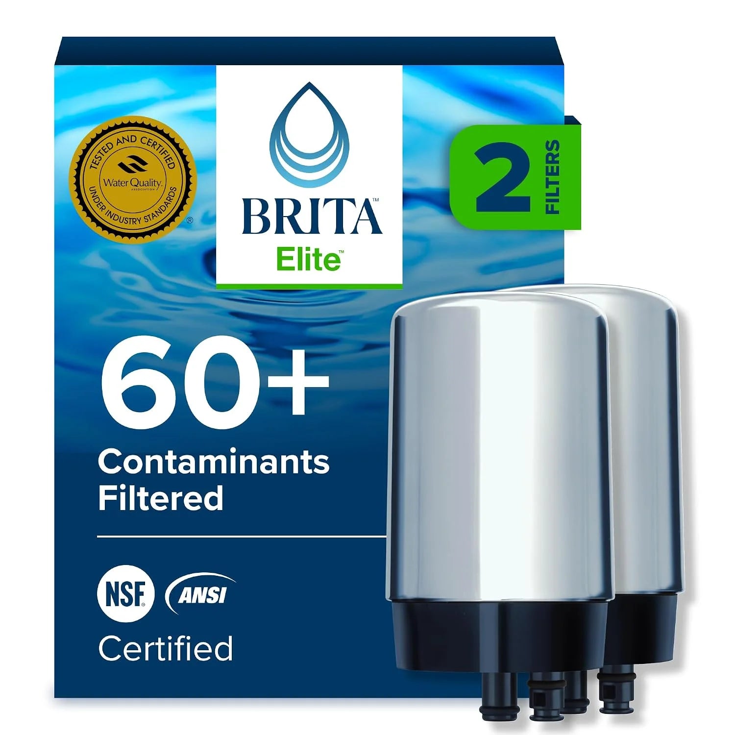 Special Faucet Mount Water Filter System, Includes 2 Filters, Chrome ” For Home Projects - Image 2