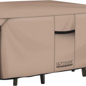 Special ULTCOVER Square Patio Heavy Duty Table Cover ” 600D Tough Canvas Waterproof Outdoor Dining Table and Chairs General Purpose Furniture Cover Size