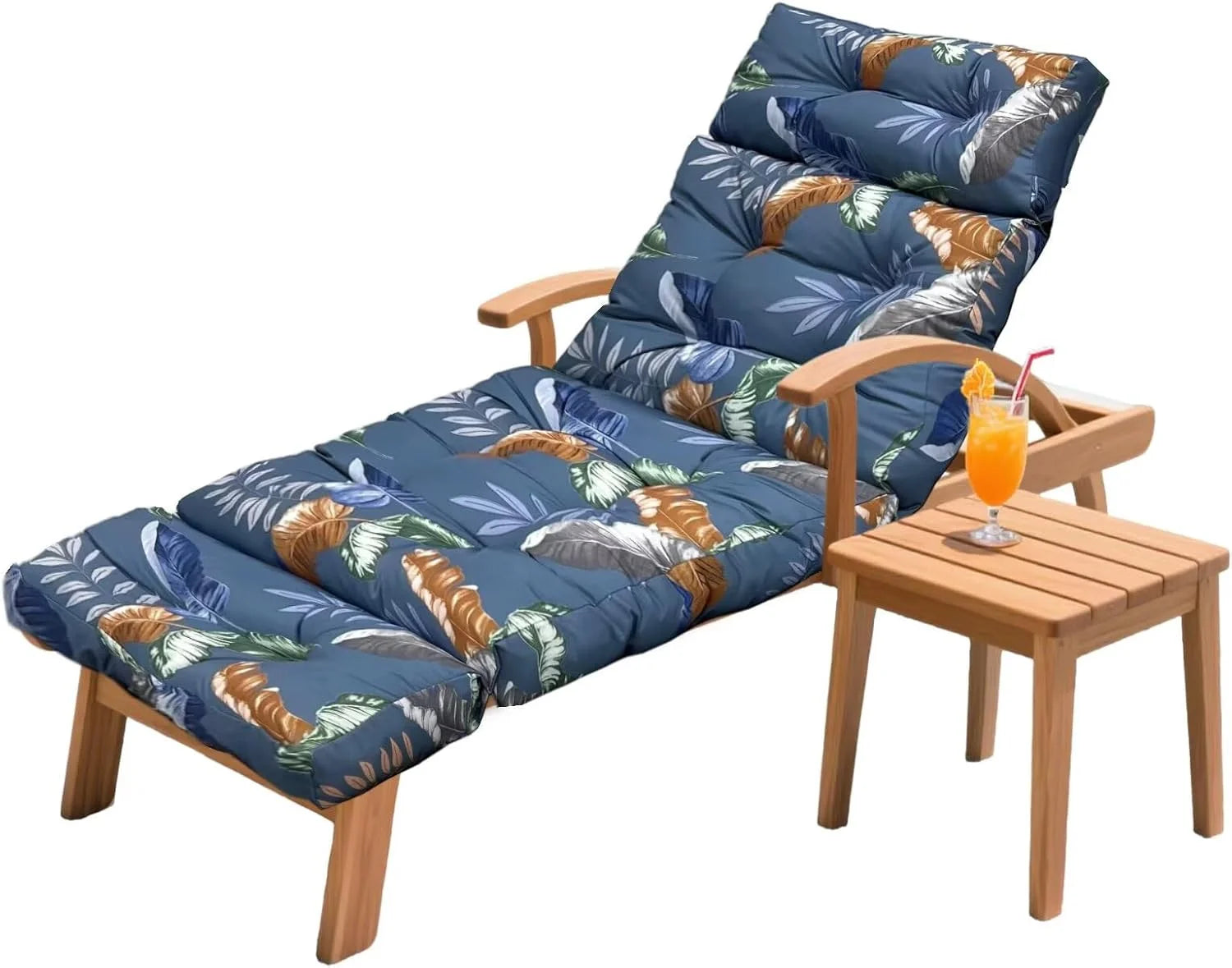 Special HCyopin Outdoor Chaise Lounge Chair Cushion 75.1 x 23.6 x 4.7in, Waterproof Replacement Cotton Patio Thickened Pool Lounge Chair Cushion - Image 4