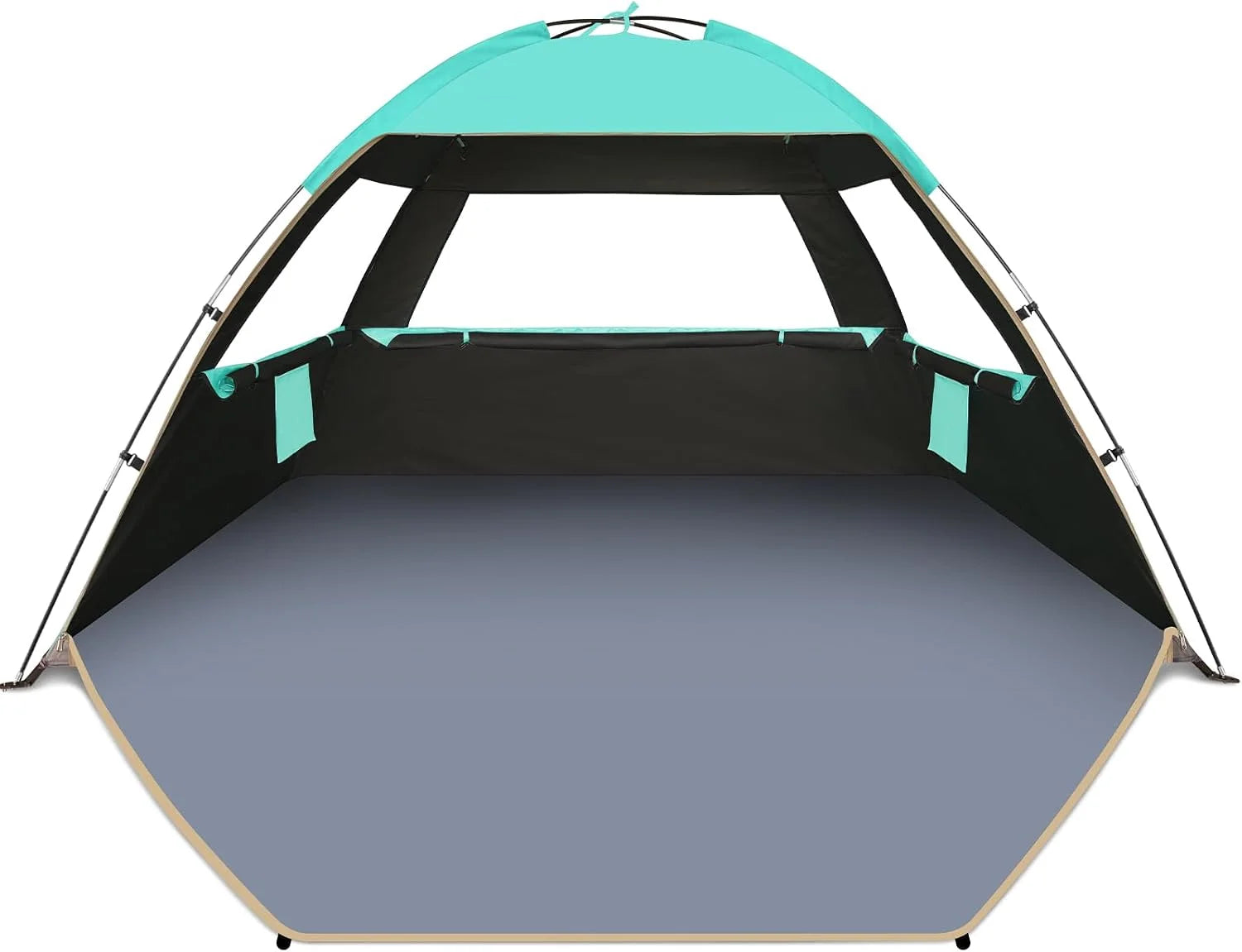 Special Gorich Beach Tent Sun Shelter for 3/4/6/8/10 Person with UPF 50锛?UV Protection, Lightweight & Easy Setup Beach Shade - Image 2
