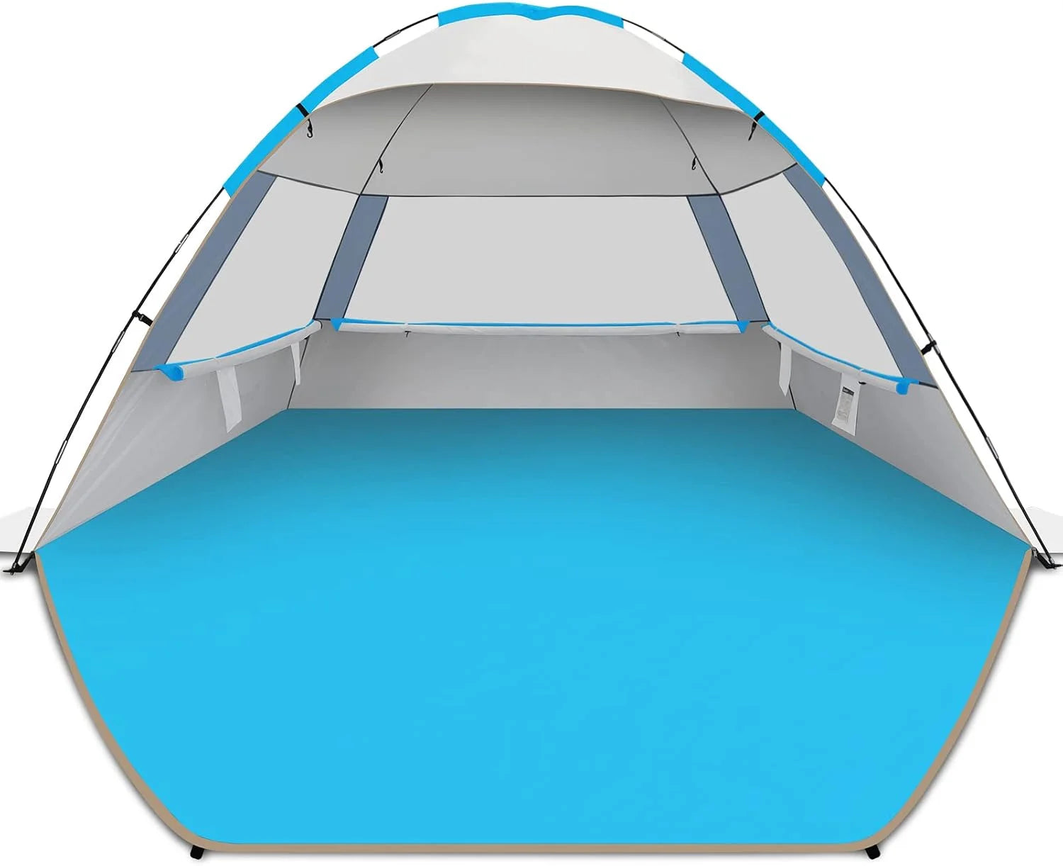 Special Gorich Beach Tent Sun Shelter for 3/4/6/8/10 Person with UPF 50锛?UV Protection, Lightweight & Easy Setup Beach Shade - Image 5