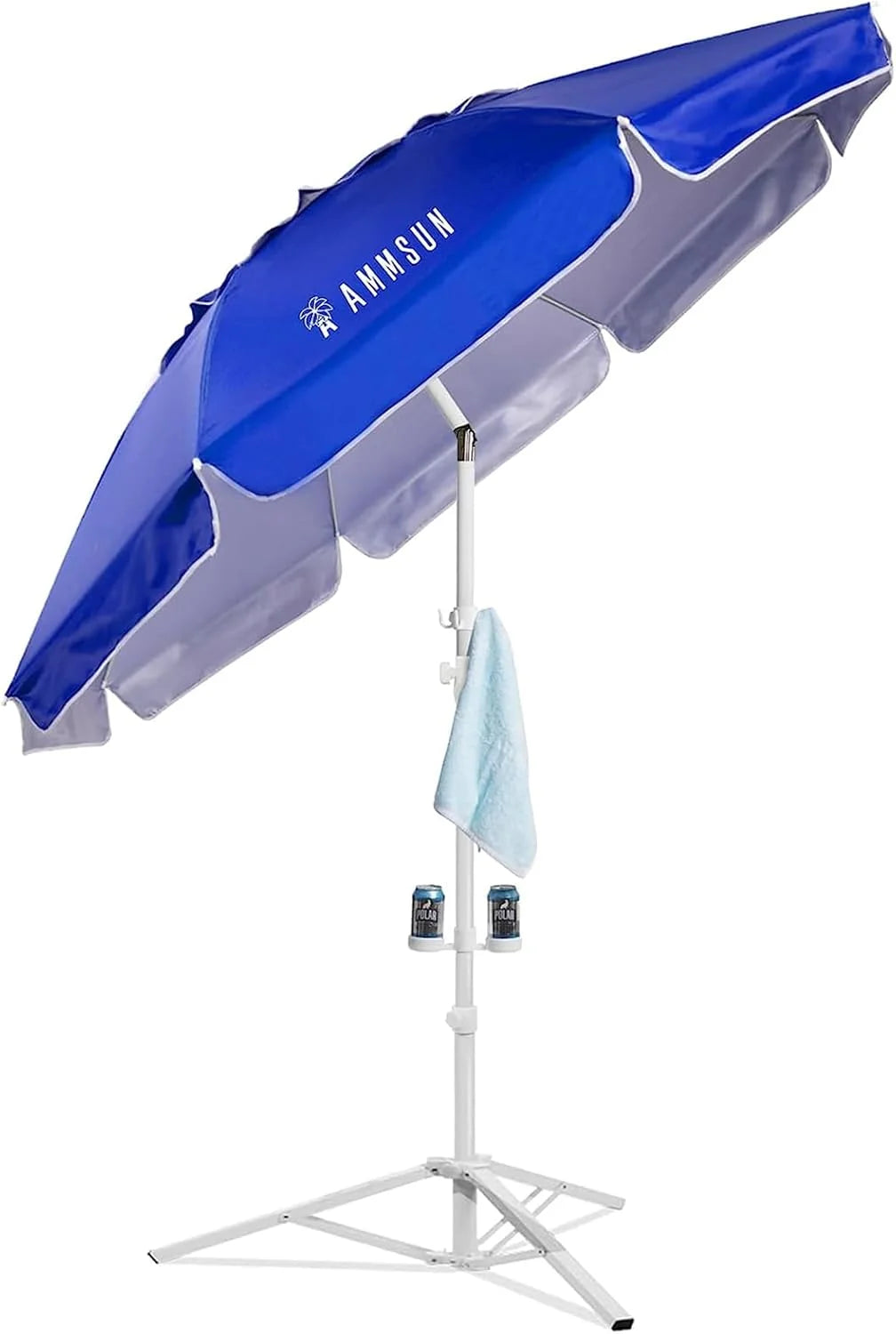 Special AMMSUN Shade Umbrella, Premium Portable Umbrella with Stand, 6.5ft Lightweight Free Standing Canopy for Sporting Games - Image 4