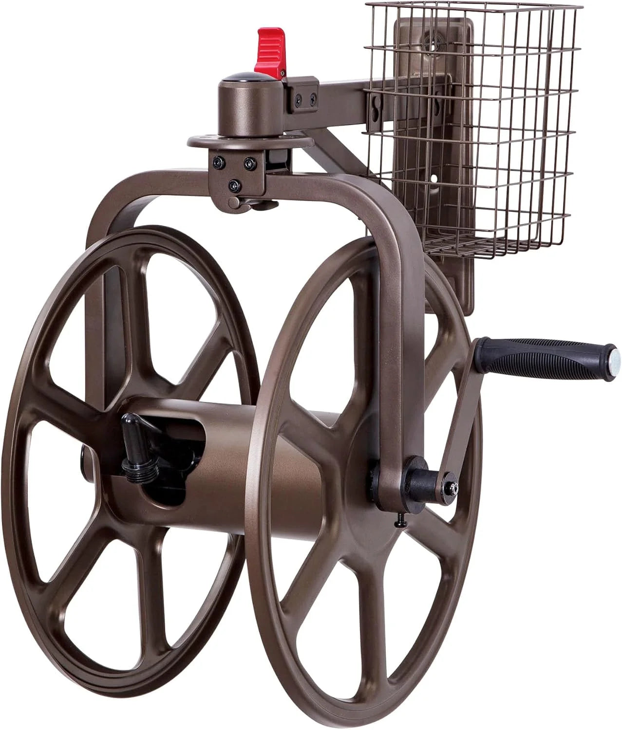 Special Garden 710 Navigator Rotating Garden Hose Reel, Holds 125-Feet of 5/8-Inch Hose ” Bronze - Image 4