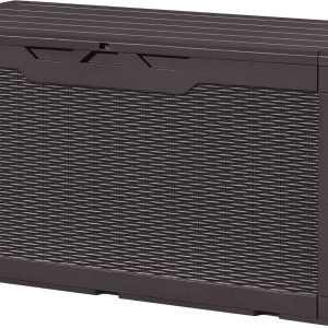 Special 78 Gallon Deck Box, Waterproof Resin Outdoor Storage Box