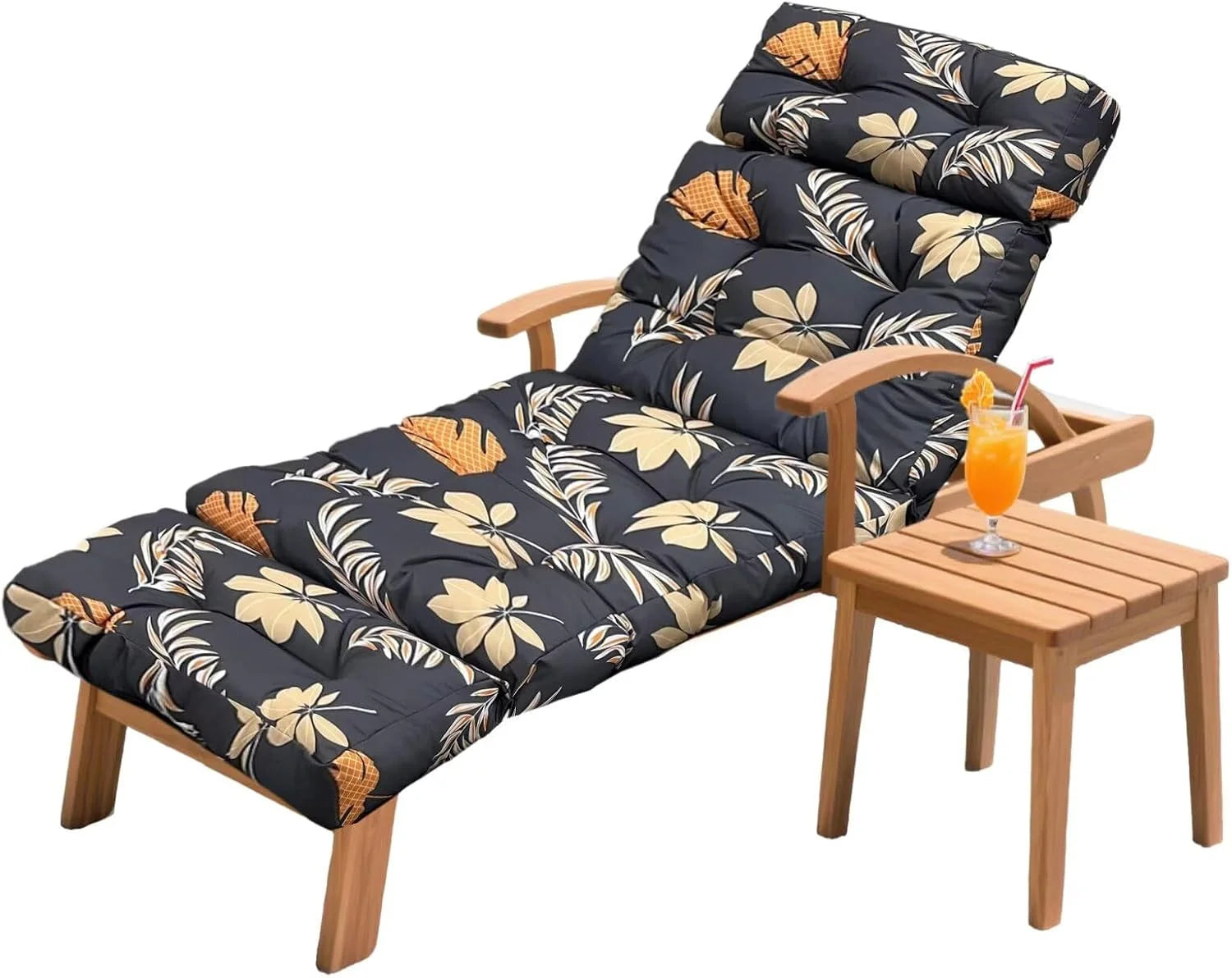 Special HCyopin Outdoor Chaise Lounge Chair Cushion 75.1 x 23.6 x 4.7in, Waterproof Replacement Cotton Patio Thickened Pool Lounge Chair Cushion - Image 8